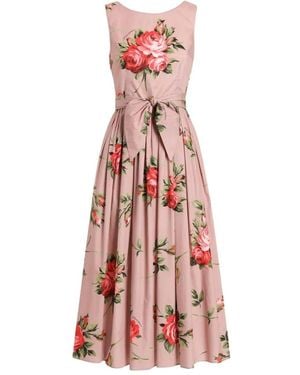 Dolce & Gabbana Floral Motif Dress - Multicolor