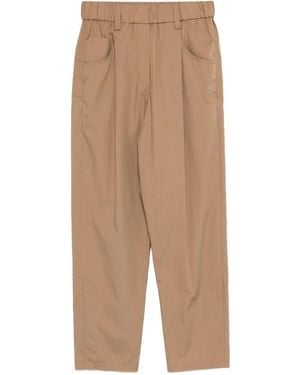 Brunello Cucinelli Stretch Pants - Natural