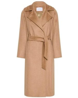 Max Mara Manuela Belted Coat - Natural