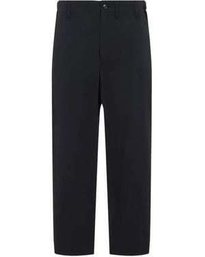 Lemaire Trousers With Button Closure - Blue
