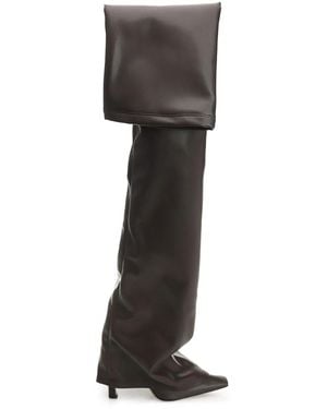 The Attico 95Mm Over-The-Knee Boots - Black