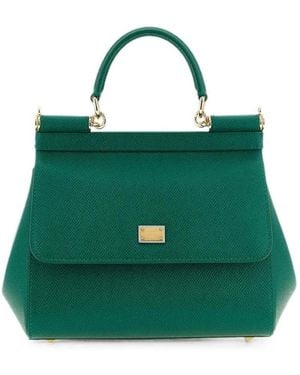 Dolce & Gabbana Piccola Borsa Tote Sicily - Verde