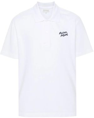 Maison Kitsuné Polo Con Stampa-Uomo - Bianco