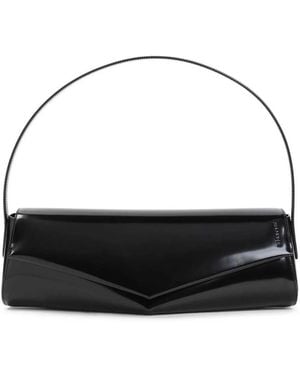 Jil Sander Borsa A Tracolla Kante Con Patta - Nero