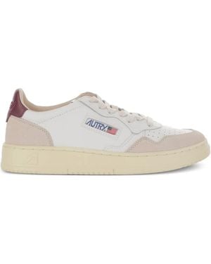 Autry Medalist Leather Sneakers - White