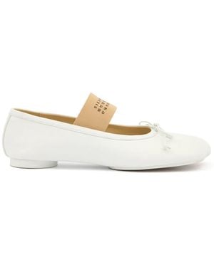 MM6 by Maison Martin Margiela Ballet Shoe - Bianco