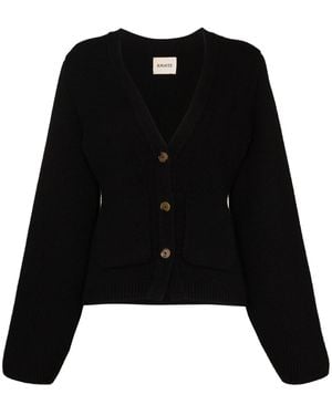 KHAITE Scarlet Cardigan By - Black
