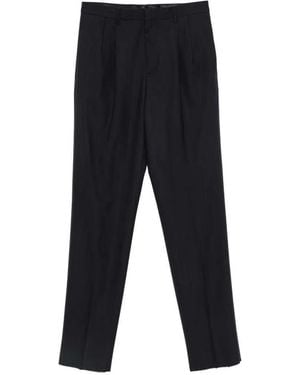 Lardini Tailored Trousers With Pleats - Black