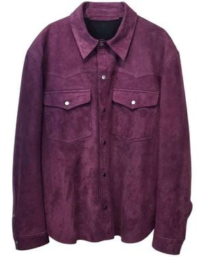 Salvatore Santoro Shirt Jacket - Purple