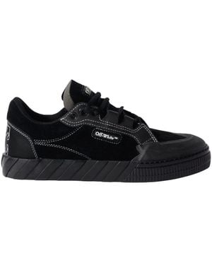 Off-White c/o Virgil Abloh Off- 779 Vulcanized Leather Trainers - Black