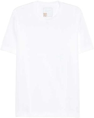 Marco Pescarolo Short-Sleeved Crew-Neck T-Shirt - White