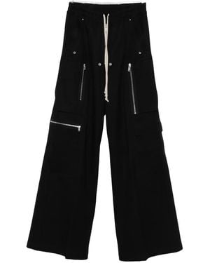 Rick Owens Cargobelas Straight-Fit Pants - Black