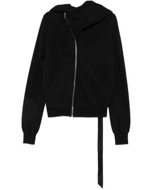 Rick Owens Mountain-Style Zip-Up Hoodie - Black