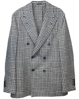 Sartorio Napoli Double-Breasted Jacket - Grey