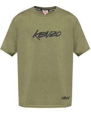 KENZO Logo T-Shirt - Green