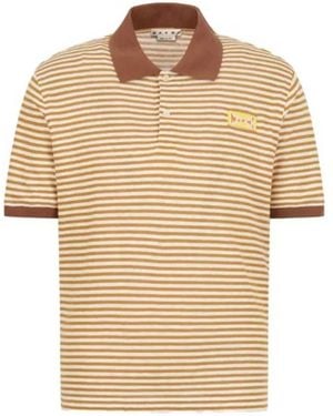 Marni Striped Polo - Natural