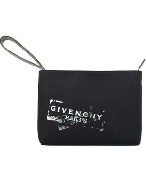 Givenchy Logo Clutch - Black