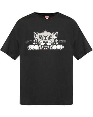 KENZO Cotton T-Shirt - Black