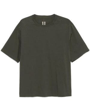 Rick Owens Organic Cotton Short-Sleeved T-Shirt - Green