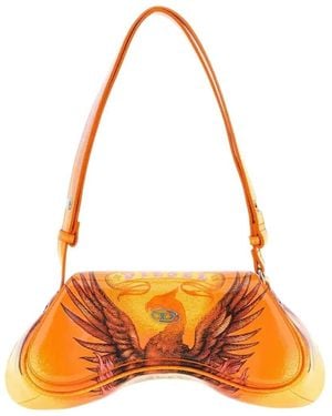 DIESEL Play Crossbody Shoulder Bag - Orange