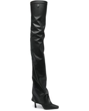 The Attico Robin Otk 95Mm Boots - Black