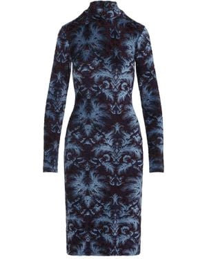 Etro Floral Midi Dress - Blue