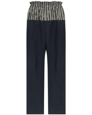 Dries Van Noten Pablo 4265 M.W.Pants Nav - Blue