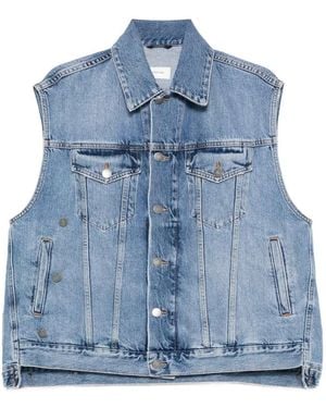Haikure Denim Vest - Blue