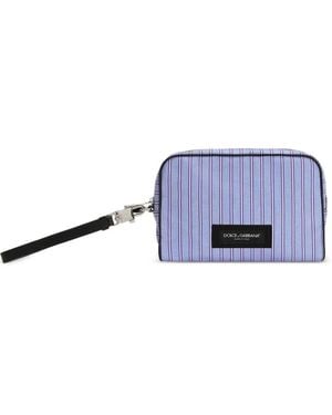 Dolce & Gabbana Dolce & Gabbana Striped Tote Bag - Blue