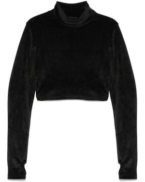 Gcds Velvet Top - Black