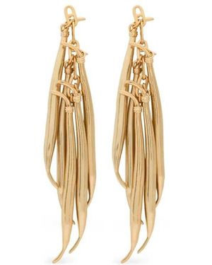 Jacquemus Orecchini Pendenti Haricots - Metallizzato