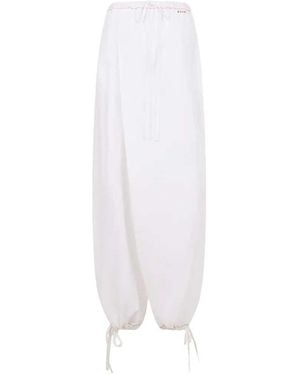 Marni Wide-Leg Trousers - White