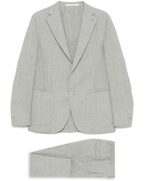 Eleventy Melange Two Piece Suit - Grey