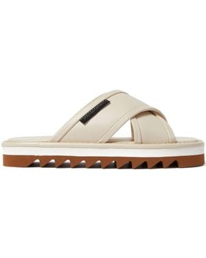 Stella McCartney Slide Sandals With Application - White