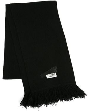 MM6 by Maison Margiela Tape Logo Scarf - Black