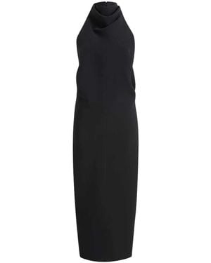 KHAITE Roxanne Halterneck Maxi Dress - Black