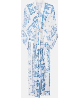 The Attico Light And Maxi Dress - Blue