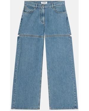 The Attico Trousers Gend - Blue