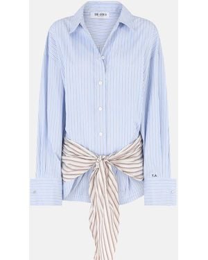 The Attico Mini Shirt Dress - Blue