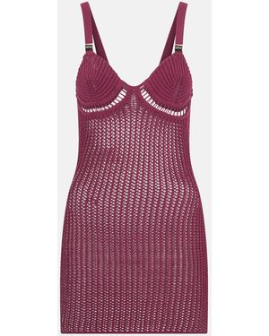 The Attico Mini Dress - Purple