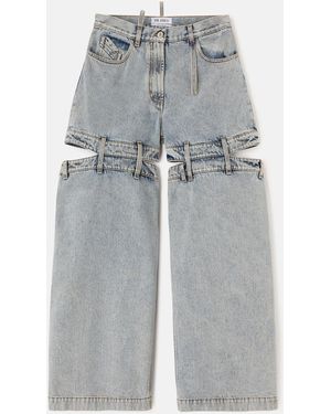 The Attico Ashton' Long Pants - Gray