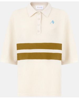 The Attico Light And Dark T-Shirt - Yellow