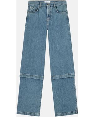 The Attico Long Pant - Blue