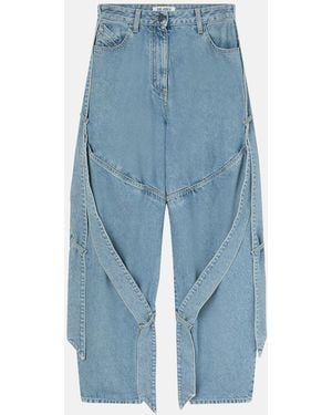 The Attico Long Pant - Blue
