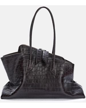 The Attico Top Handle 'La Passeggiata Medium' - Nero