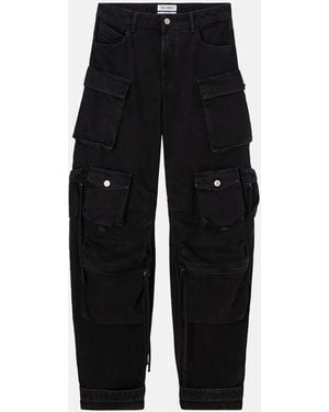 The Attico Fern' Long Trousers - Black