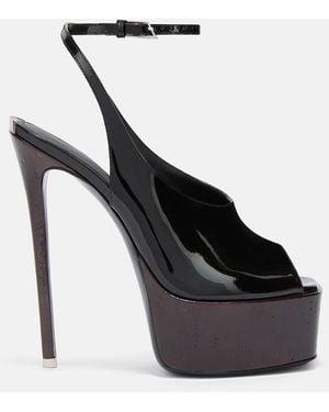 The Attico Ornella' And Sandal - Black
