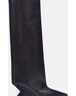 The Attico Cheope' Tube Boot - Black