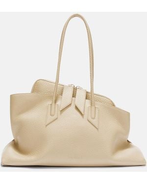The Attico La Passeggiata Medium' Top Handle - Natural