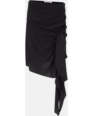 The Attico Midi Skirt - Black